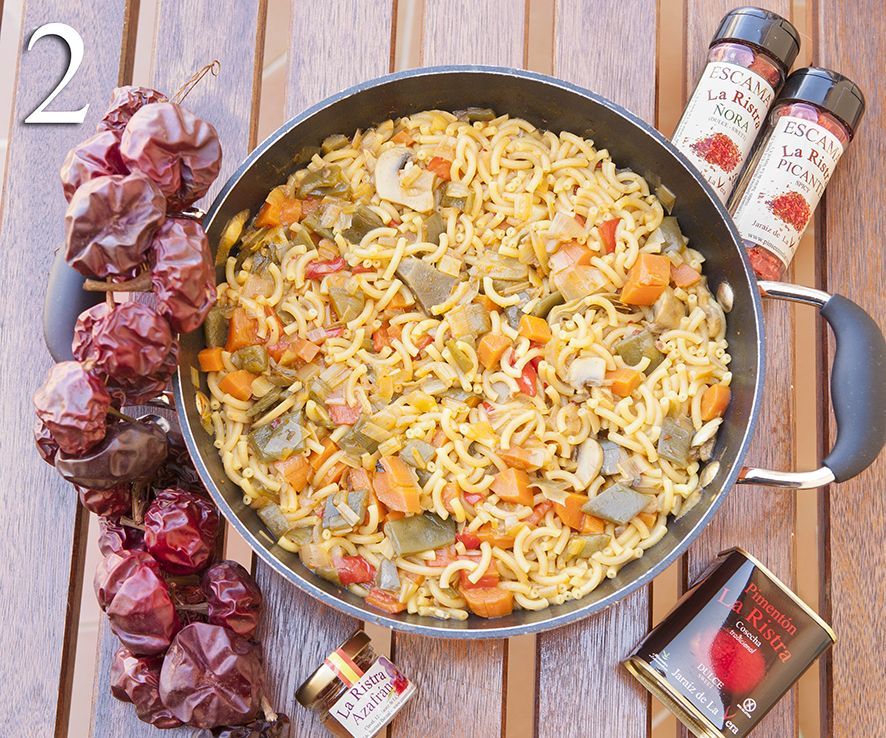 Fideuá de Verduras