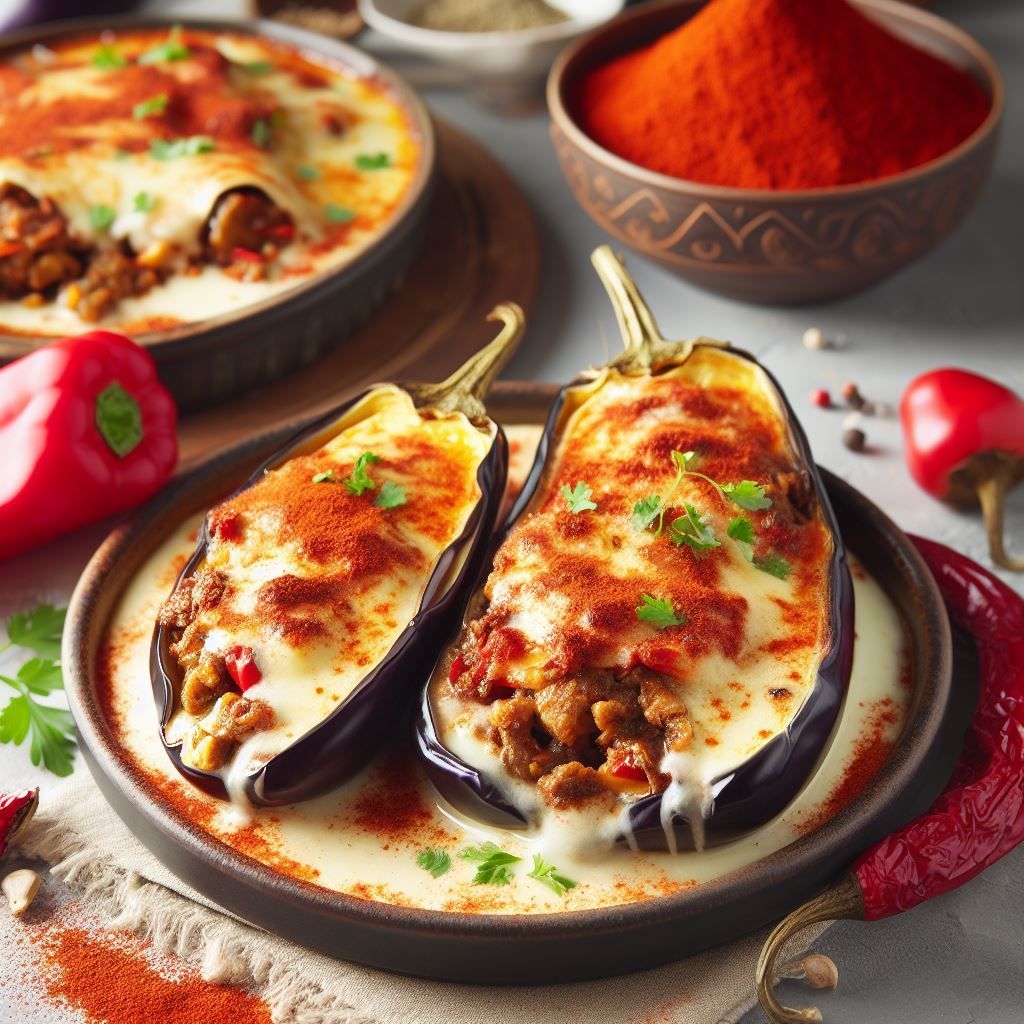 Berenjenas Rellenas al Horno.