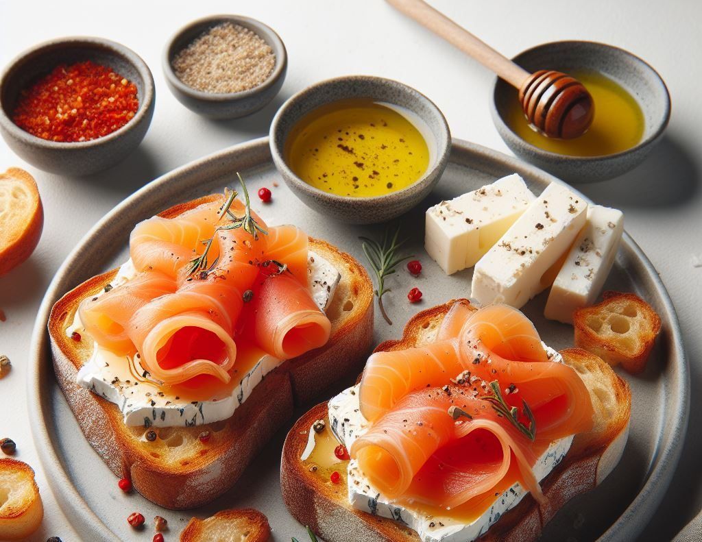 Tosta de Salmón