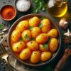 Patatas con salsa de tomate